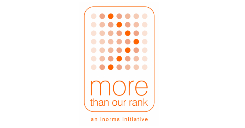 More Than Our Rank Community Calls | INORMS